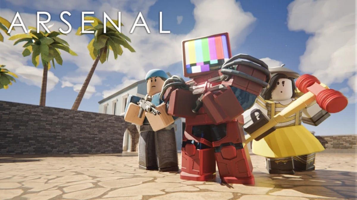 Soldats posant dans Roblox Arsenal