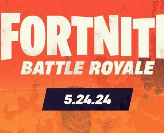 Official title screen for Chapter 5 Season 3 in Fortnite with start date