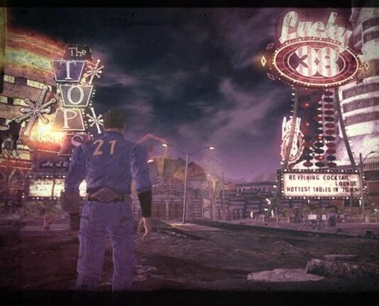 Slide from the Independent ending in Fallout: New Vegas.