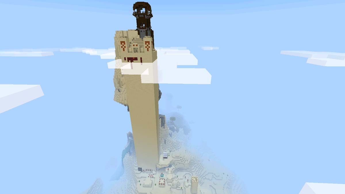 Temple du désert très grand dans Minecraft PE