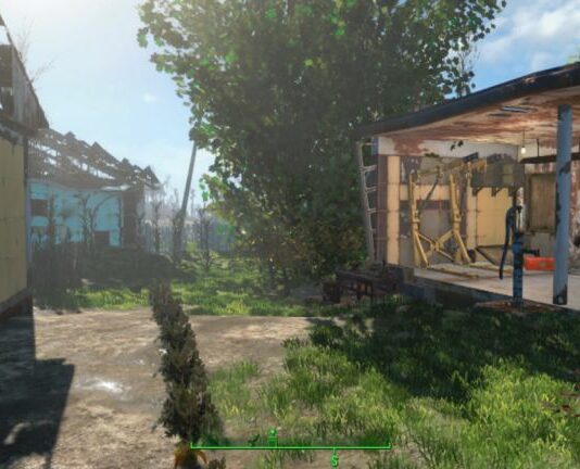 springtime scenery from mod in Fallout 4