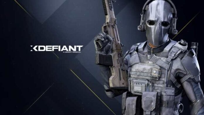 XDefiant Phantom character holding an assault rifle