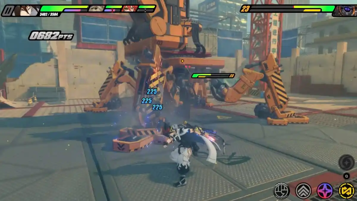 Capture d'écran du combat Zenless Zone Zero