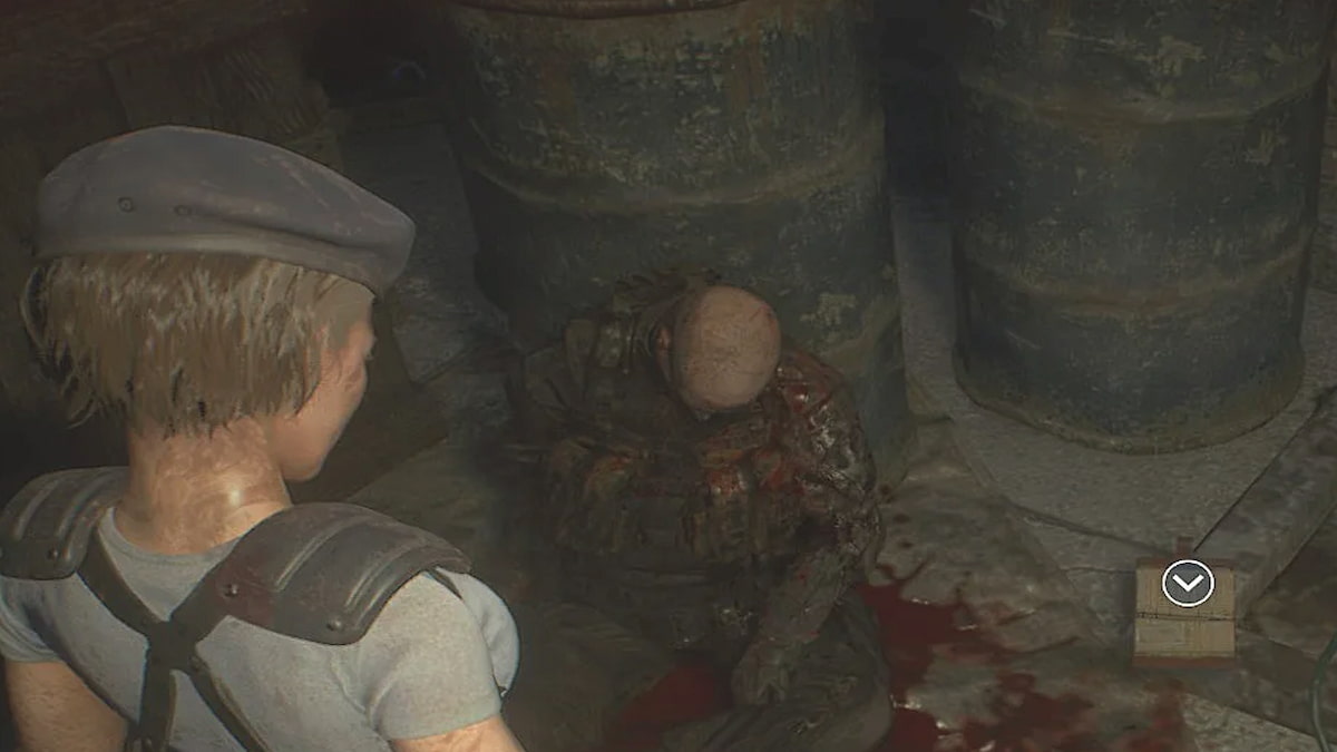 Dossier de note de suicide de Resident Evil 3 au centre-ville