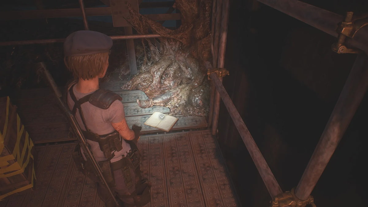 Resident Evil 3 classe les notes de Chad à la sous-station