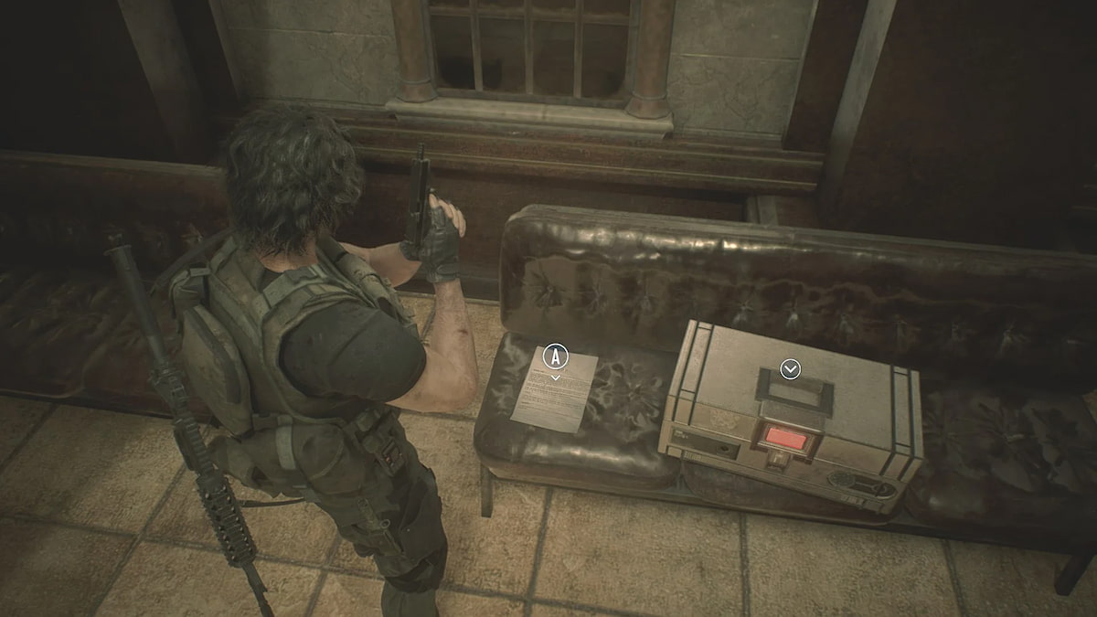 Fichier de protocole de sécurité de la carte d'identité Resident Evil 3 au poste de police