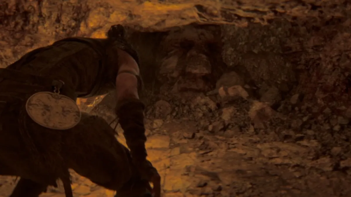 Face cachée dans les grottes de Senua's Saga : Hellblade II