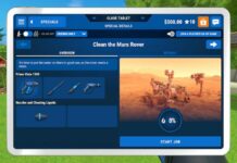 PowerWash Simulator Mars Rover level menu with Mystery Hatch