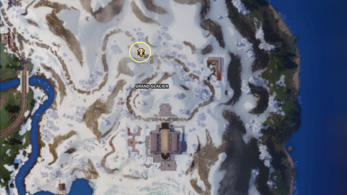 Carte Fortnite Chapitre 5 Saison 3 avec emplacement du mégalo don 