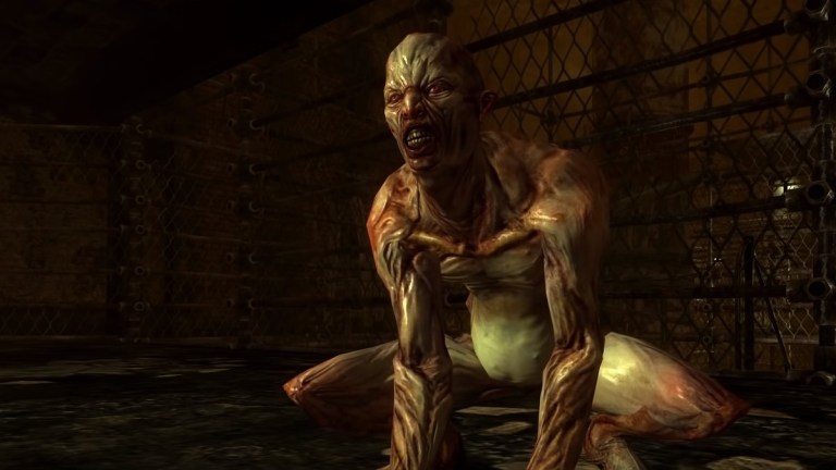 Trog snarling in Fallout