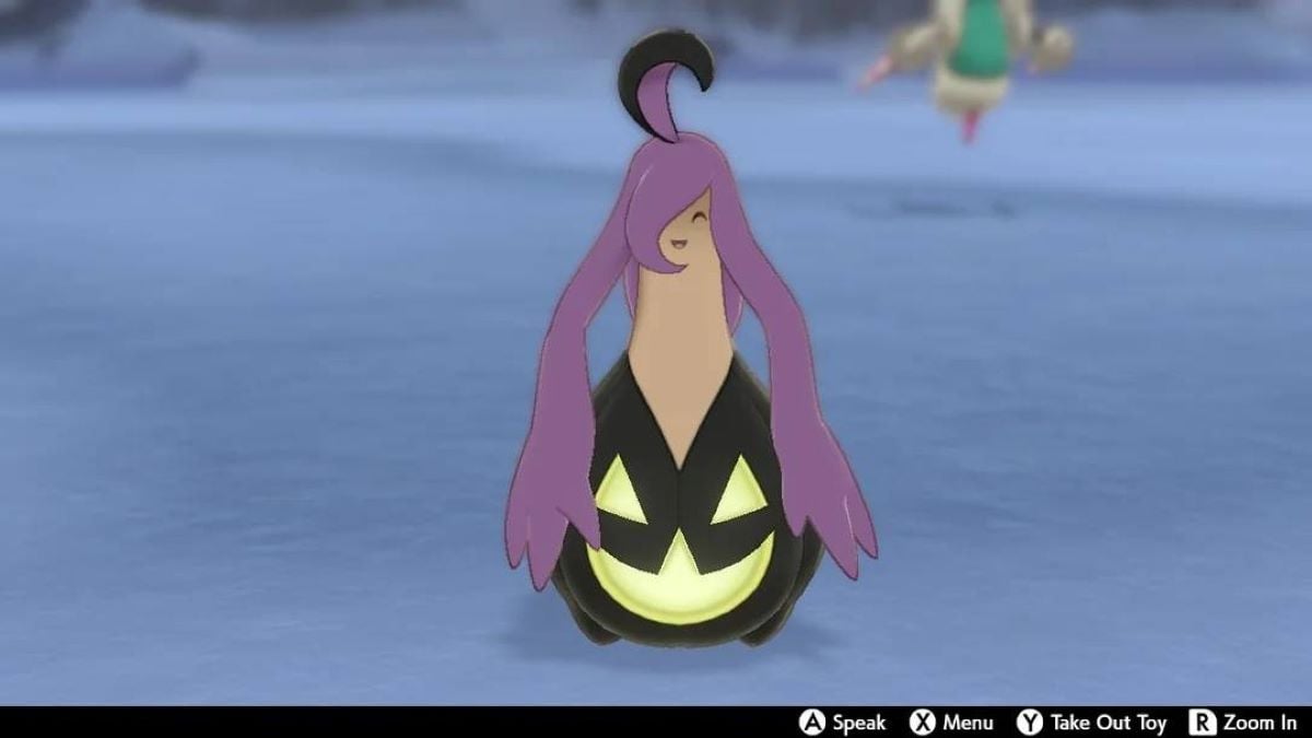 Gourgeist au camping dans Pokemon Sword & Shield