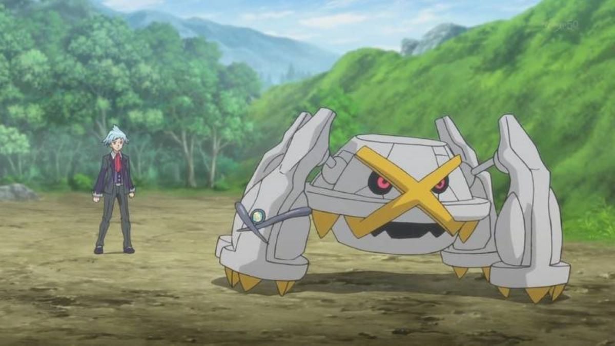 Le brillant Métalosse de Steven Stone dans la série animée Pokémon