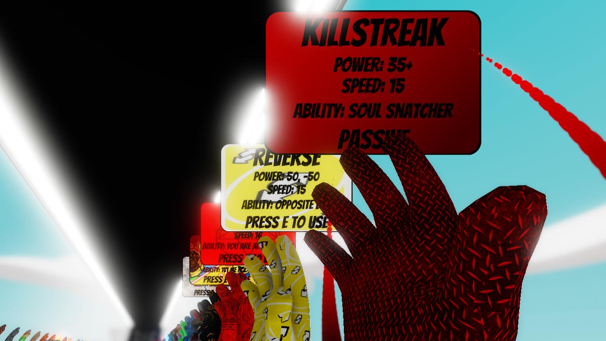 Acheter un gant Killstreak dans Roblox Slap Battles