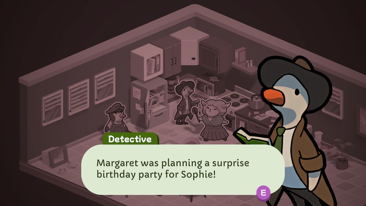 Découvrez ce que fait Margaret dans Duck Detective.