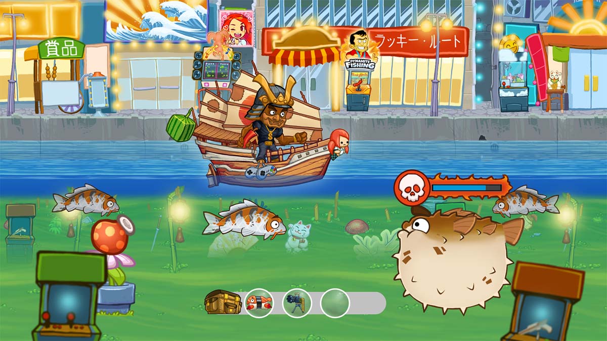 Dynamite Fishing: capture d'écran officielle du jeu World Games
