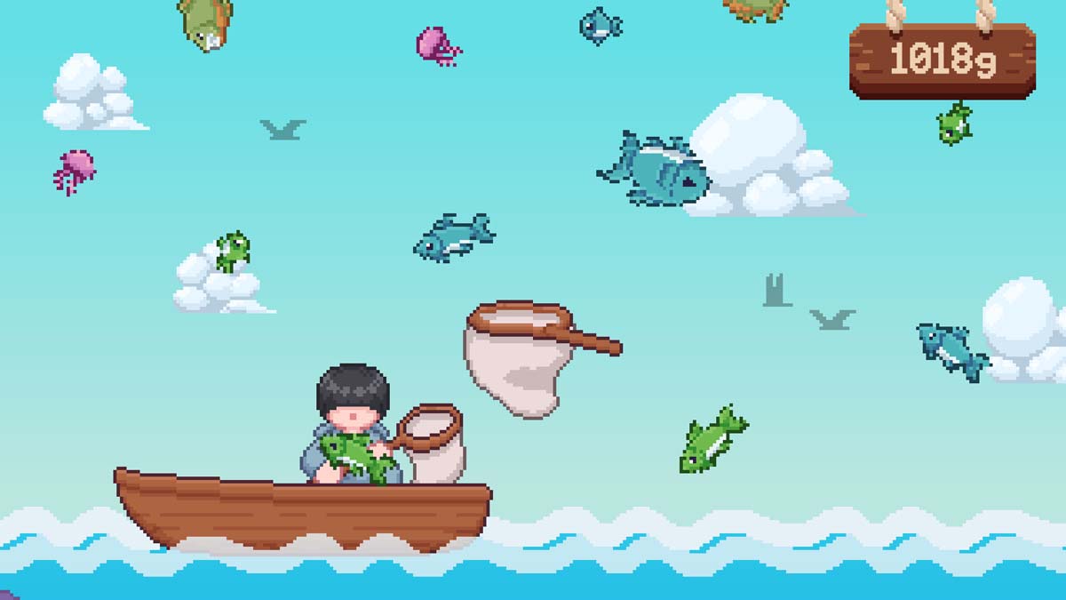 Capture d'écran du jeu officiel Exquis Fishing