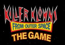 The Killer Klowns From Outer Space title screen.