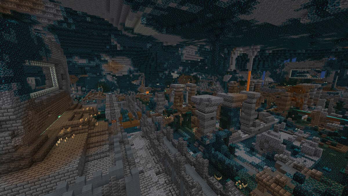 Double ville antique dans Minecraft