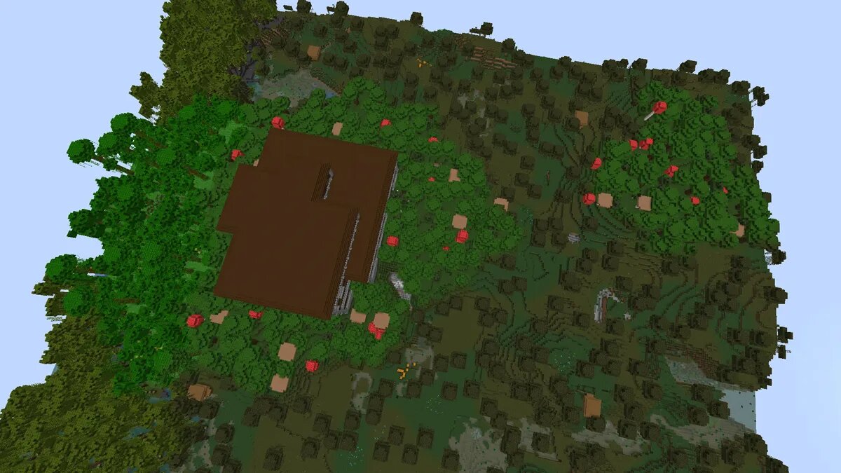 Manoir forestier dans Minecraft