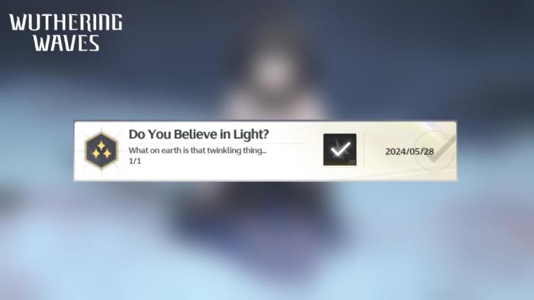 Comment obtenir le succès Croyez-vous en la lumière dans Wuthering Waves ?