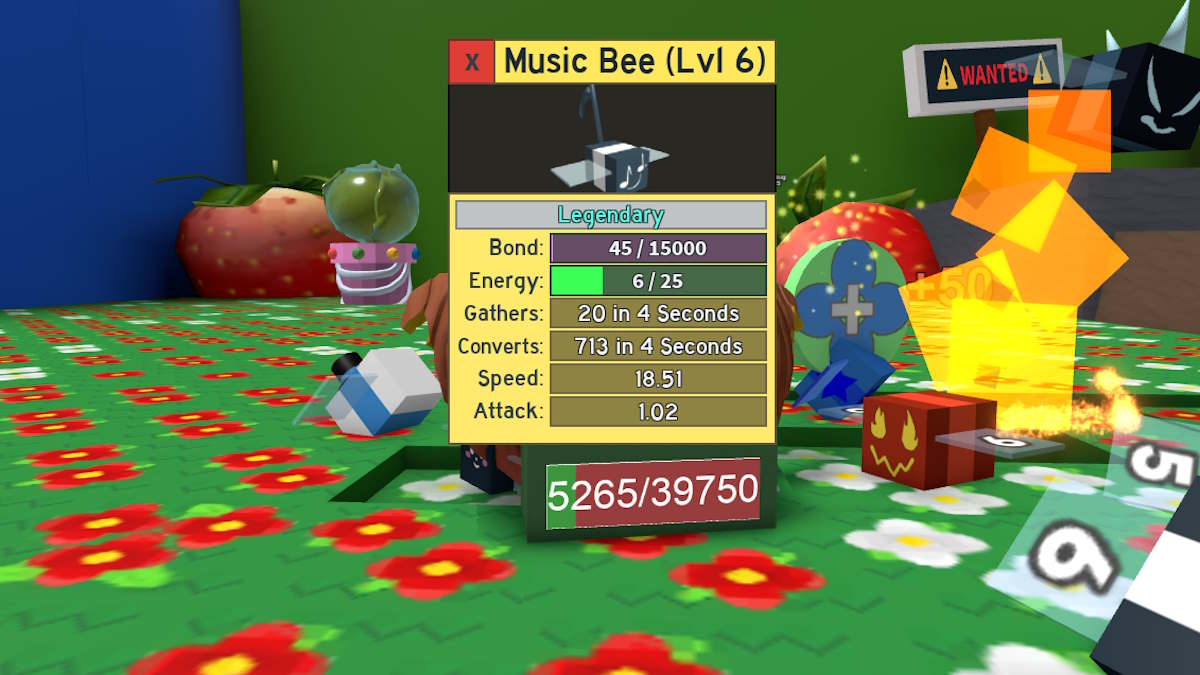 Découvrez Music Bee dans Roblox Bee Swarm Simulator