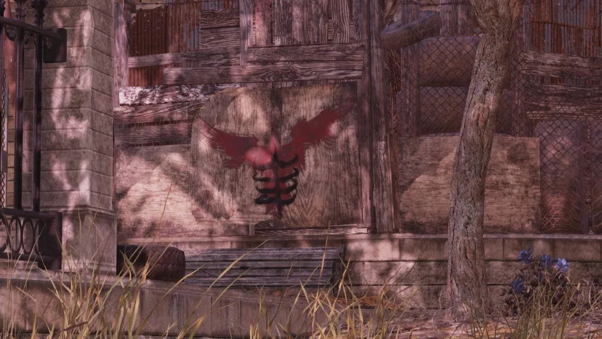 Le symbole des Blood Eagles dans Fallout 76
