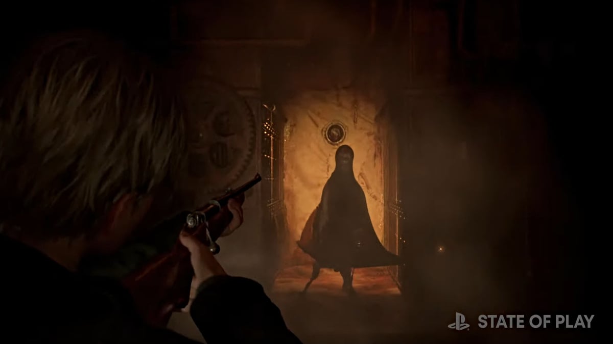 James combat le Door Boss dans le remake de Silent Hill 2