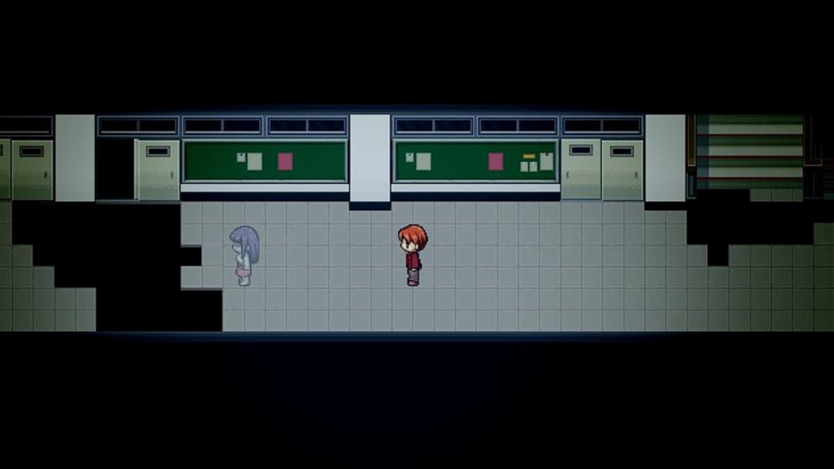 Le fantôme de Misao dans un couloir d'école