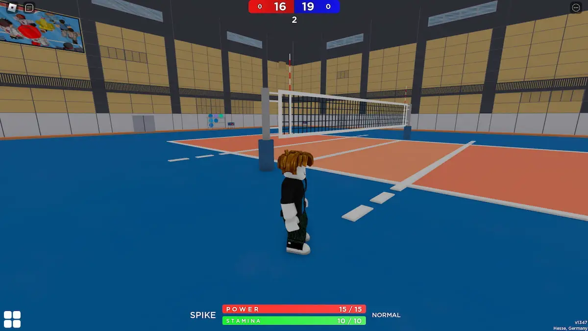 Terrain de volley-ball 4.2 avec joueurs à Roblox 