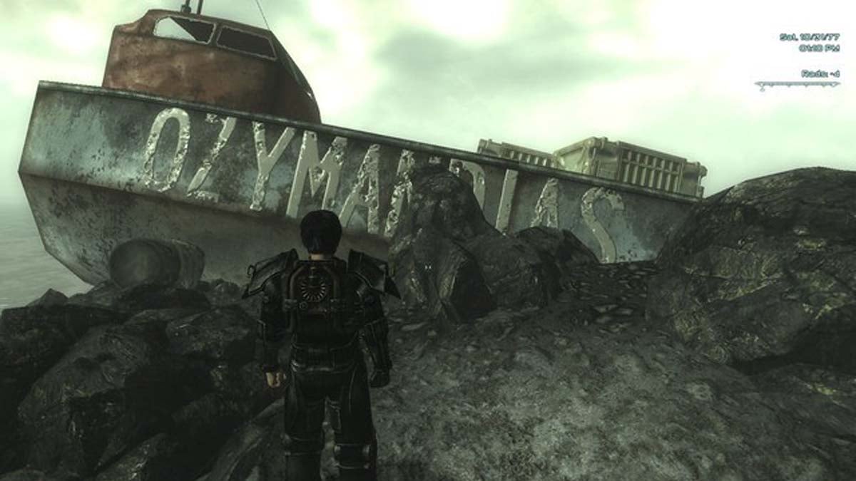 Oeuf de Pâques d'Ozymandias dans Fallout 3