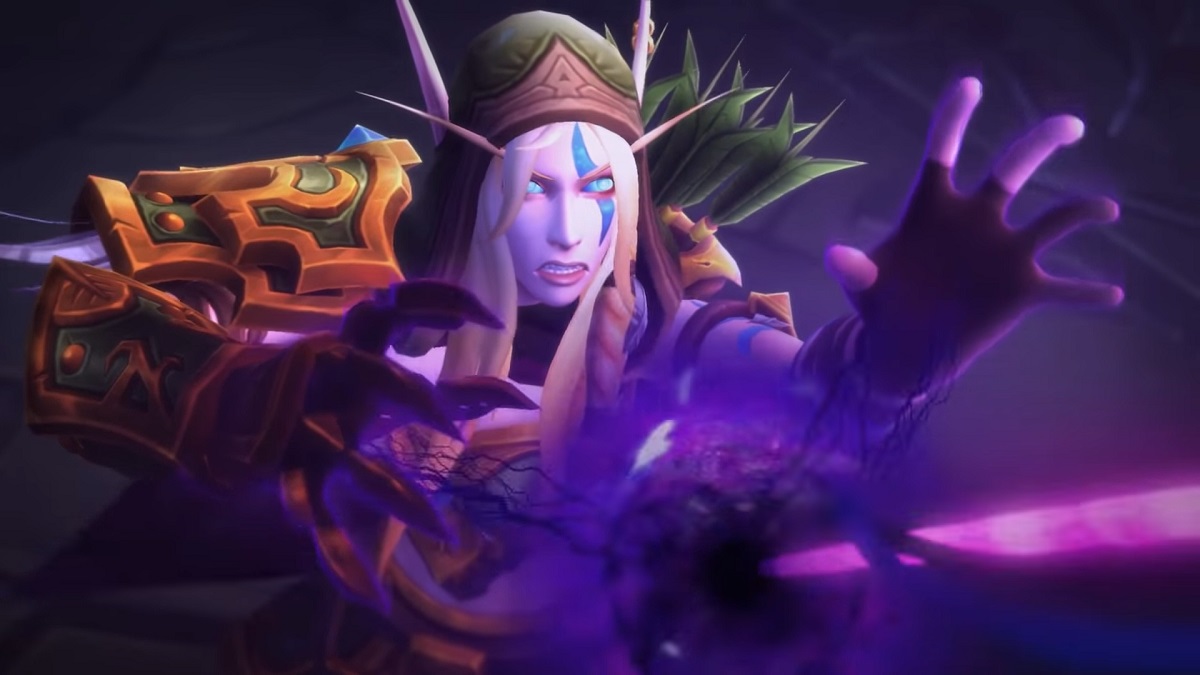 World of Warcraft Alleria dans la cinématique du siège du triumvirat