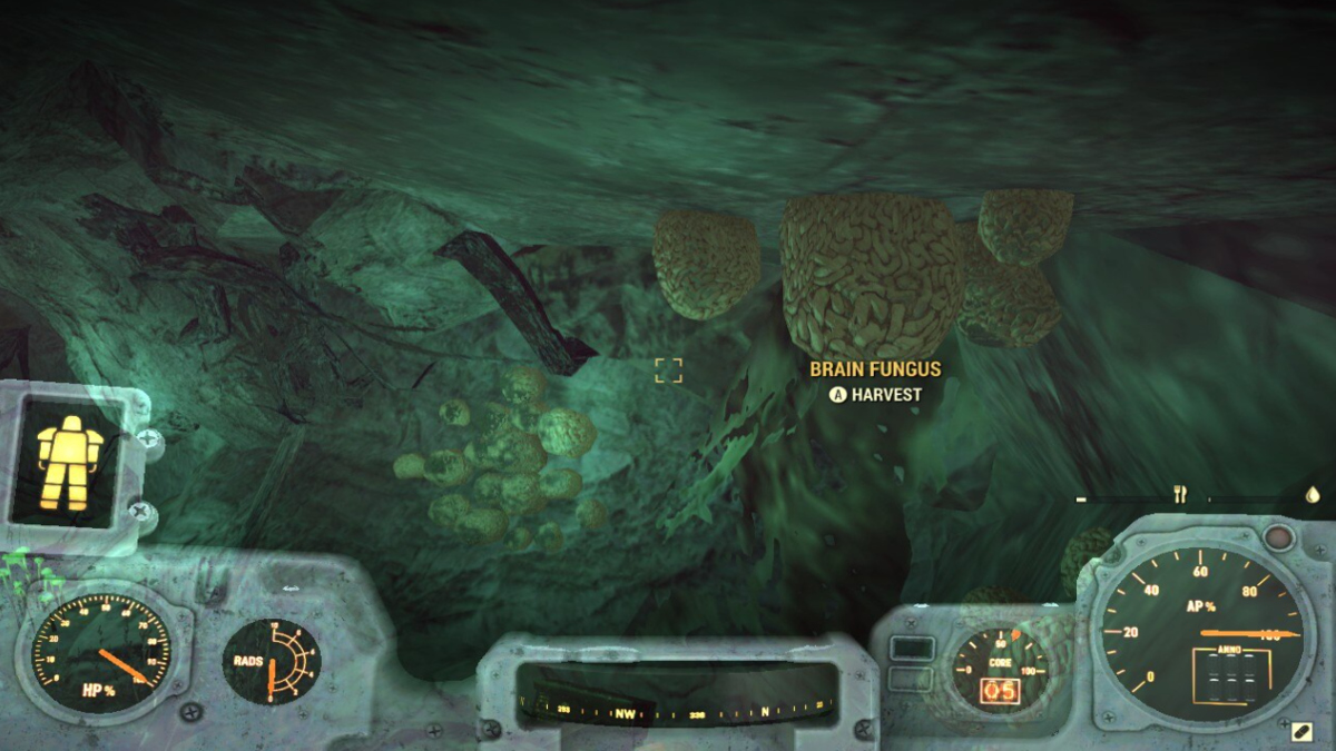 Cultiver des champignons cérébraux depuis la grotte de Wendigo dans Fallout 76