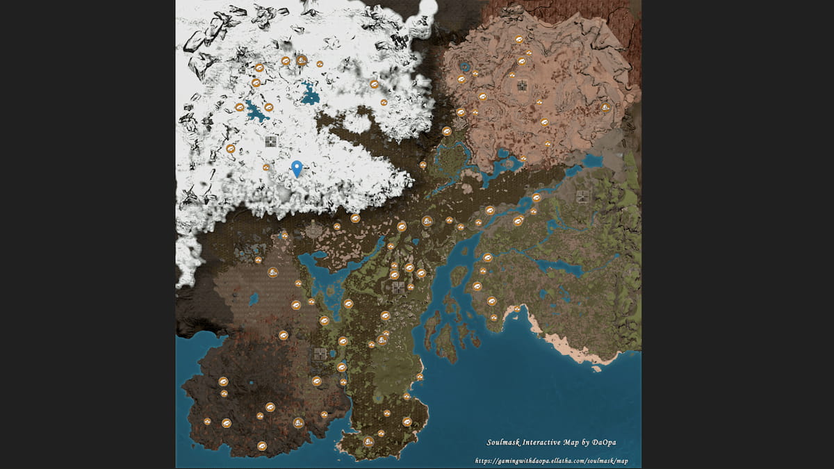 Soulmask tous les emplacements des mines sur la carte