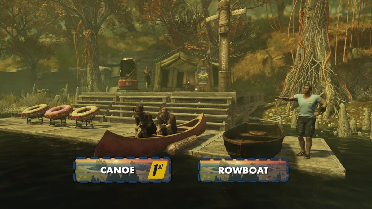 Objets de canoë et de barque dans Fallout 76