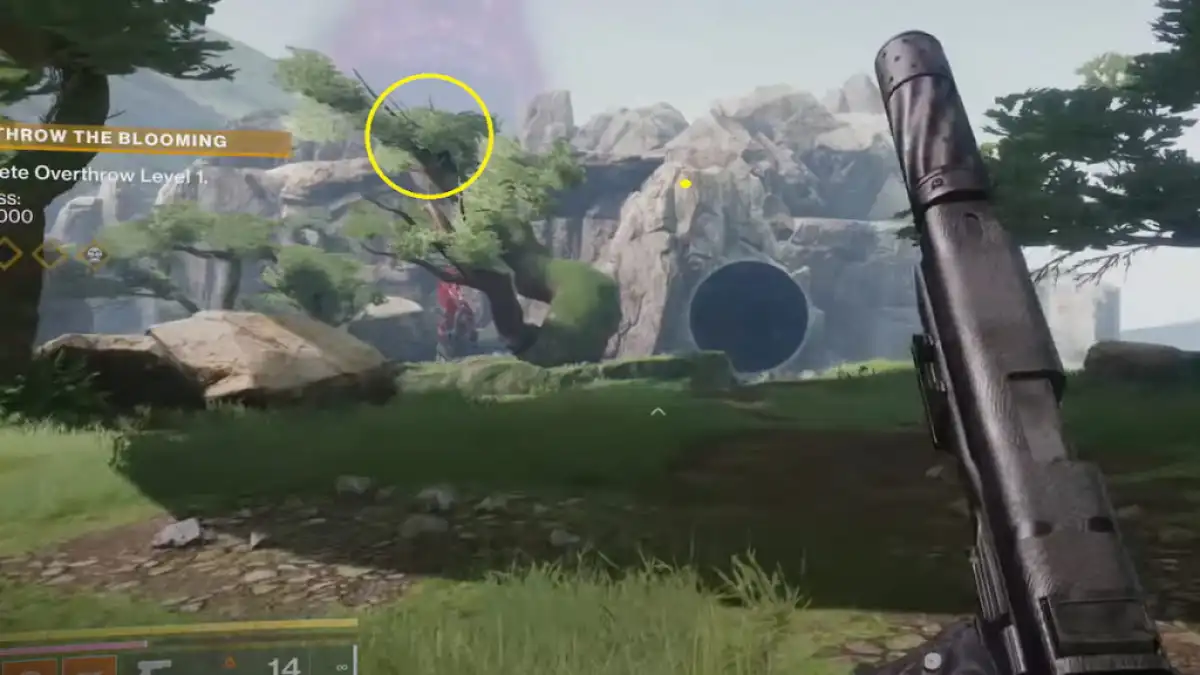 Un grand arbre dans Destiny 2