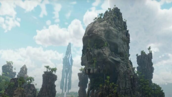 Skull Island from The Center map in Ark: Survival Ascended.