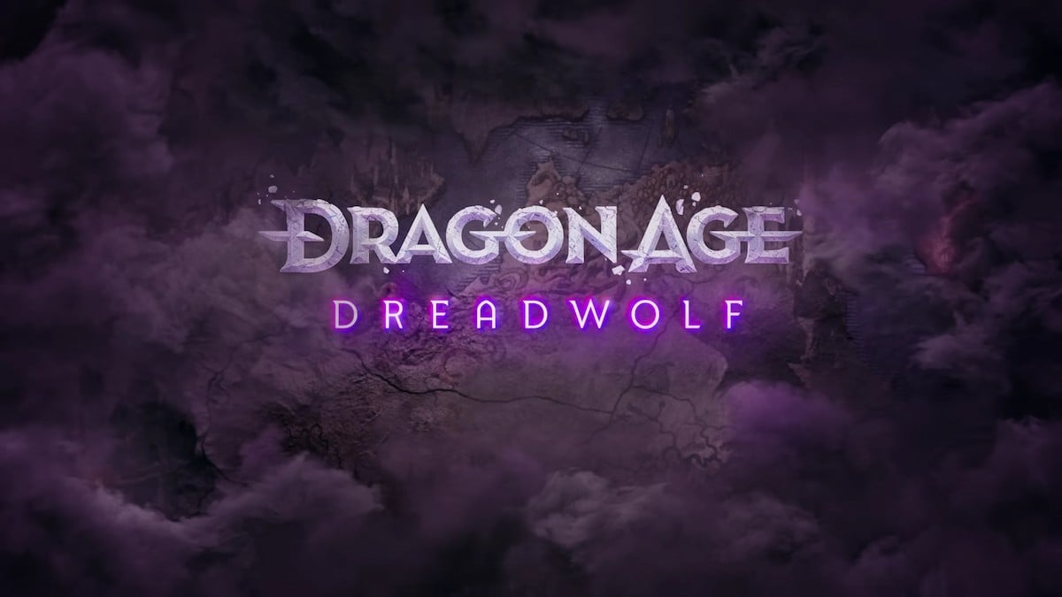 Le titre de Dragon Age Dreadwolf, présenté dans la vidéo Dragon Age Day de 2023. 