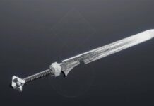 The Ergo Sum Exotic Sword from Destiny 2: The Final Shape