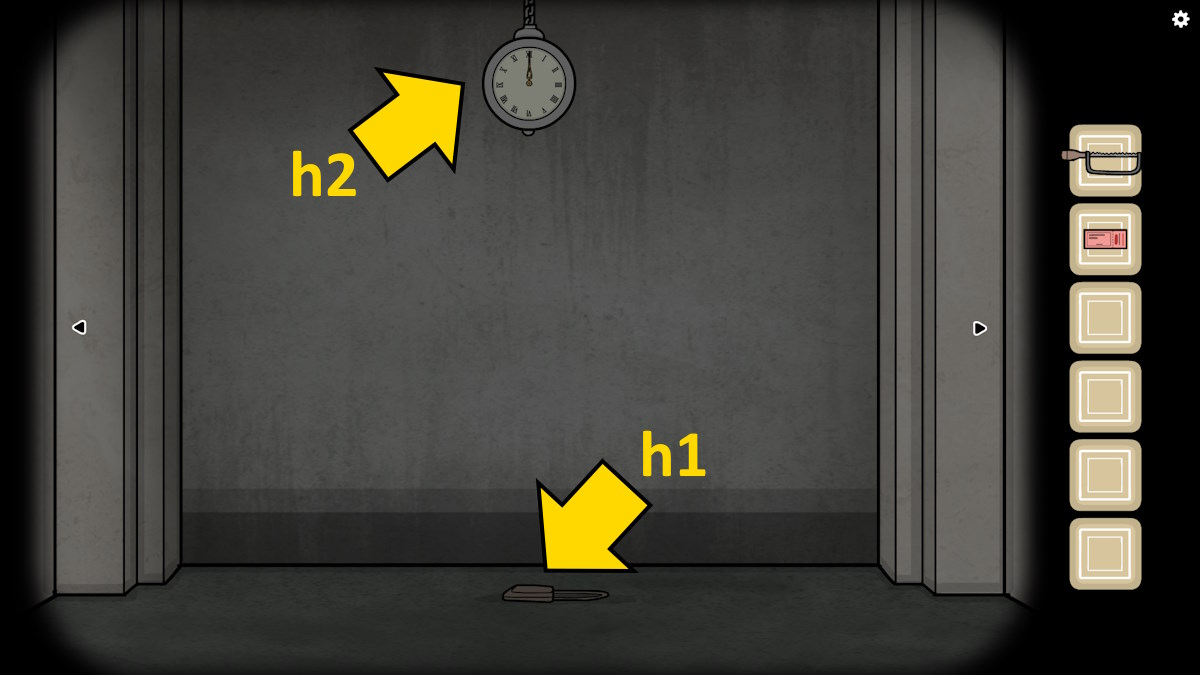 L'horloge et le sac abandonné, après l'enlèvement, dans Underground Blossom