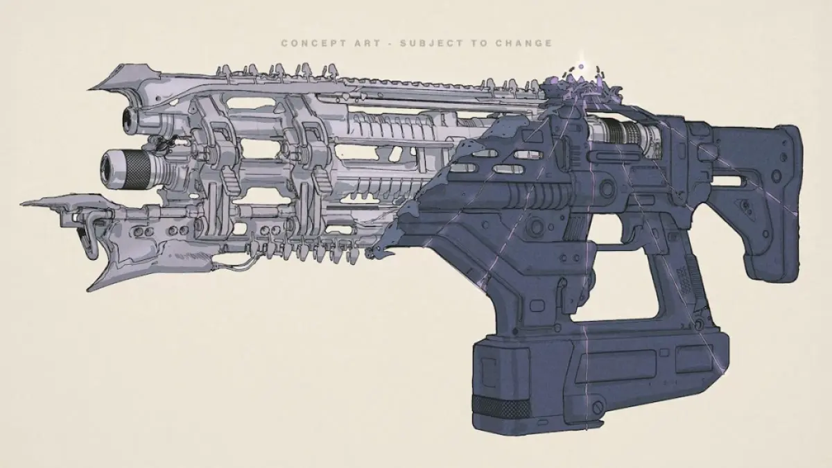 Un concept de fusil à fusion pour Heresy dans Destiny 2.