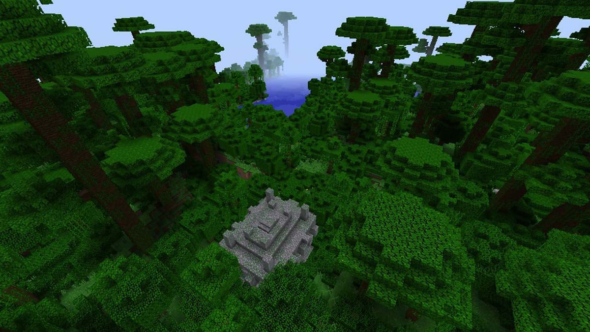 Temple de la jungle dans Minecraft