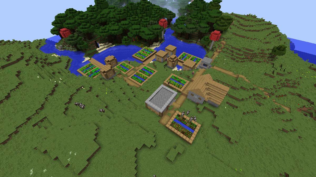 Forgeron dans un village de Minecraft