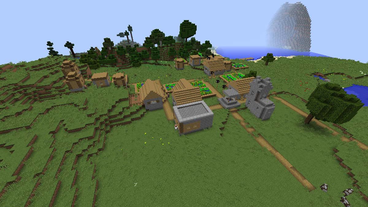 Forgeron dans un village des plaines dans Minecraft