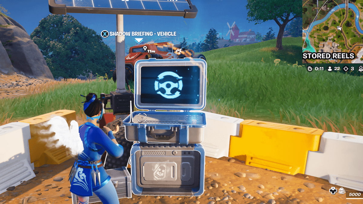 Site d'emploi Fortnite Shadow Vehicle Briefing