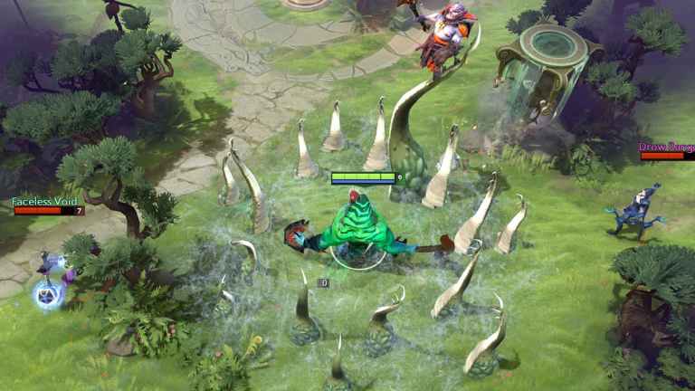 Tidehunter ult in Dota 2