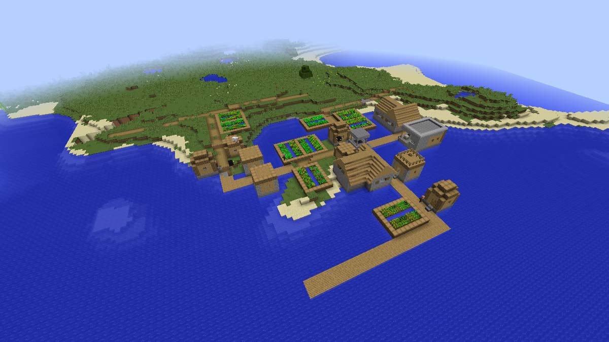 Forgeron dans le village des plaines dans Minecraft