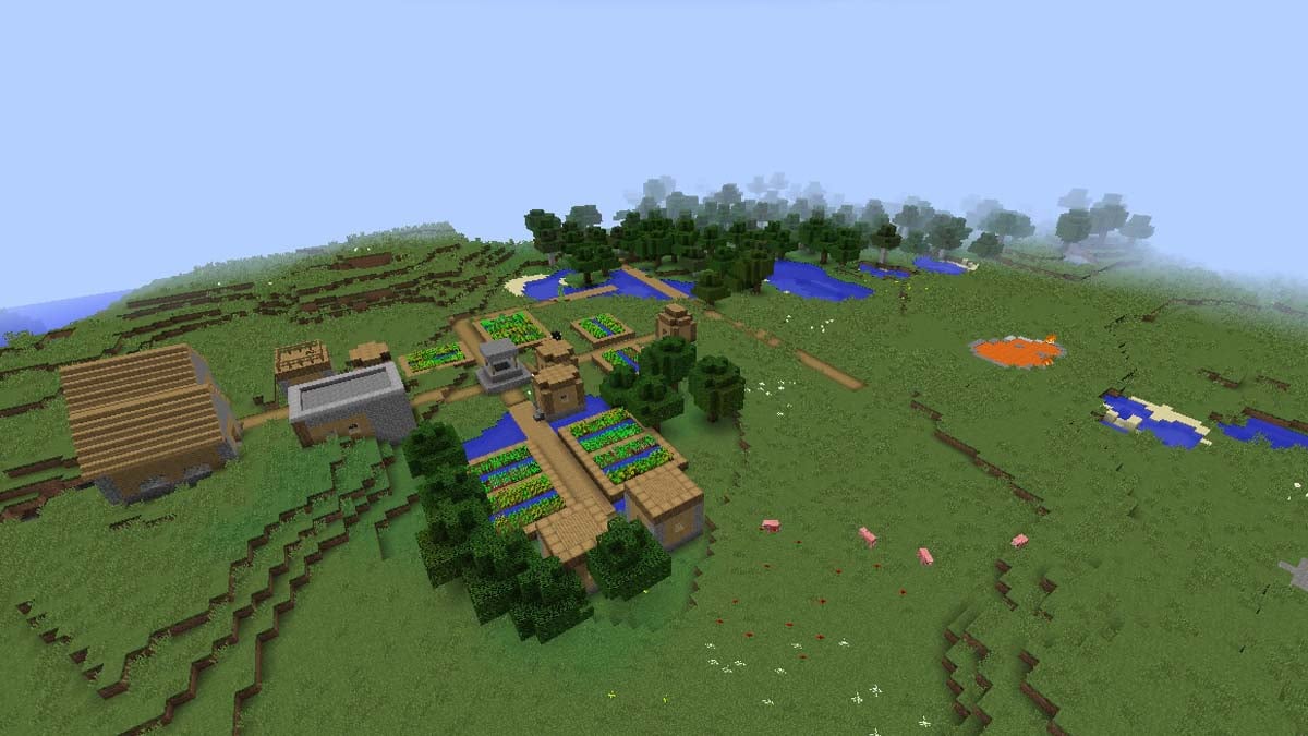 Forgeron dans le village des plaines dans Minecraft