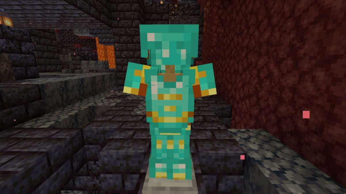 La garniture de l'armure du museau dans Minecraft