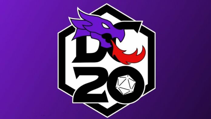 The DC20 logo used on the Kickstarter campaign and in the play test documents.