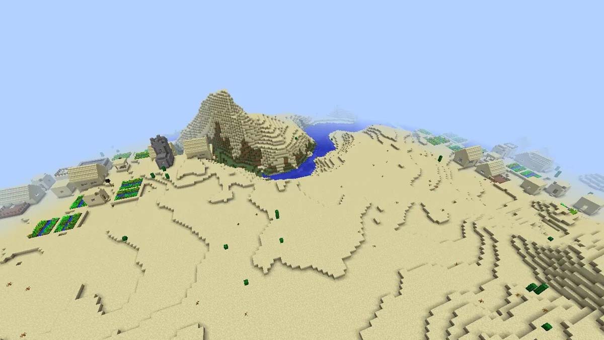 Village double du désert dans Minecraft